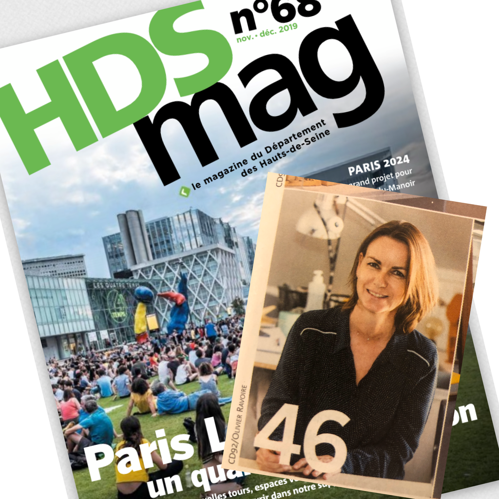 ACTUALITÉ...  On parle de nous dans le HDSmag 92 de nov-déc 2019.