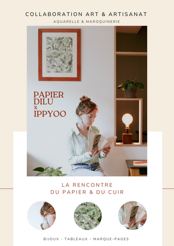 COLLAB' ⚫️  Cadre & Aquarelle ⚫️ IPPYOO X PAPIER DILU