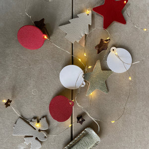 guirlande de noel en cuir et led ippyoo carole p