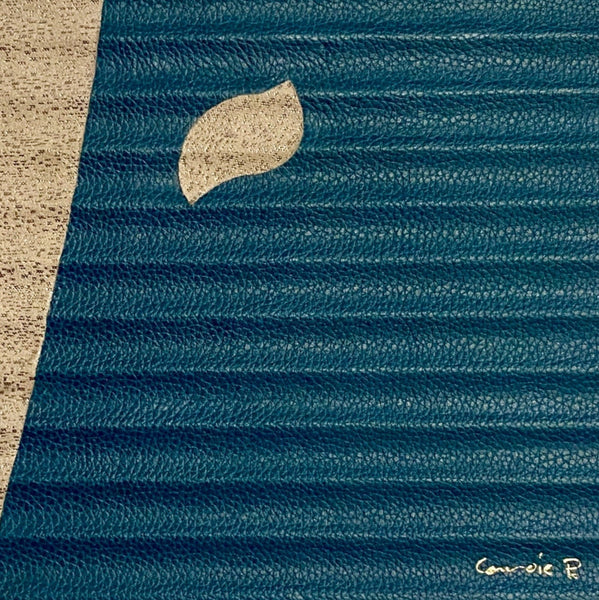 Toile cuir d'autruche, artisanat d'art, carole pradelle, ippyoo, carole p, haut de seine, savoir faire, colombes