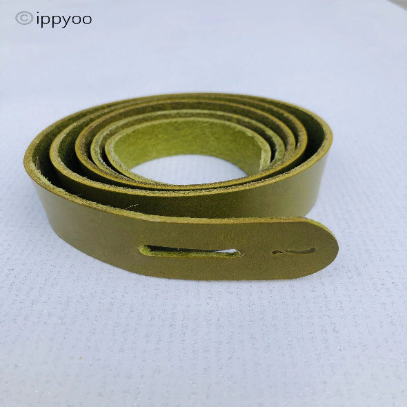 ceinture vert olive 3 cm