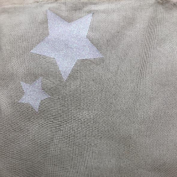 TOTE BAG Toile § Cuir / sable § naturel SLIM